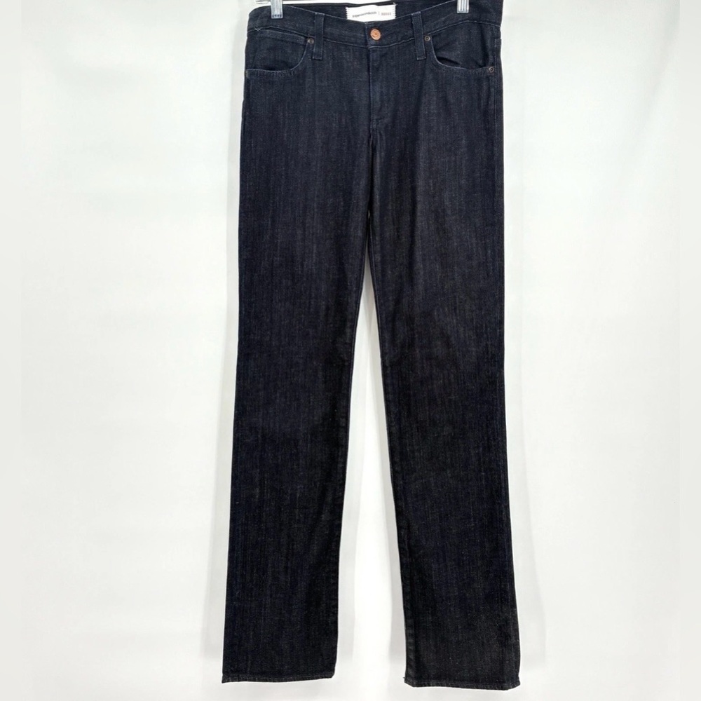NEW Anthropologie PD&C Womens Sienna Low Rise Straight Dark Wash Jeans 6 31x34